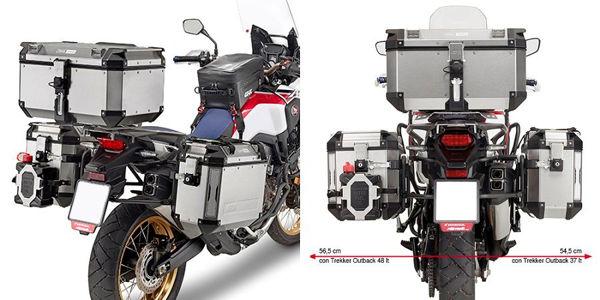 Honda Motosiklet Ekipmanları  : Gıvı Plo1179Mk Honda Crf1100L Afrıca Twın (20) Yan Çanta Taşıyıcı.