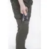 Motobike Jeans 5015 Haki Aramid Kot Motosiklet Pantolonu resmi