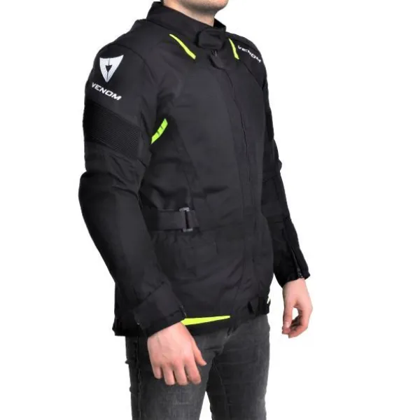 Venom Motosiklet Ceketi City Cordura Mevsimlik Uzun resmi