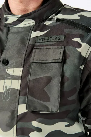 Atlas Motowear Camo Motosiklet Montu Kamuflaj resmi