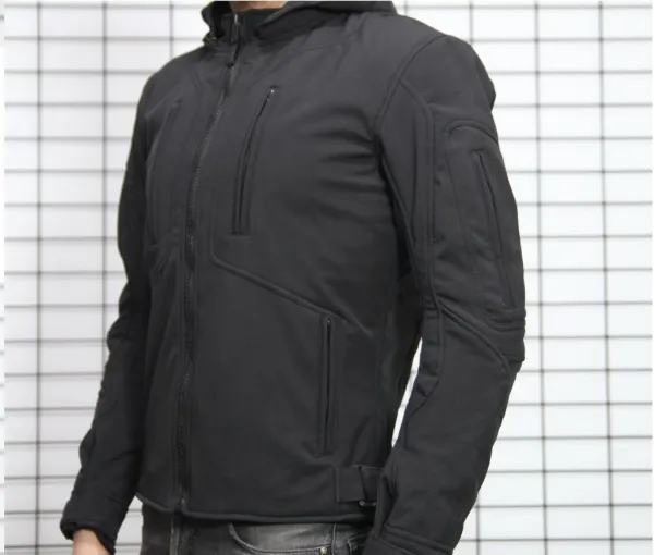 Atlas Rider Softshell Motosiklet Montu Siyah resmi