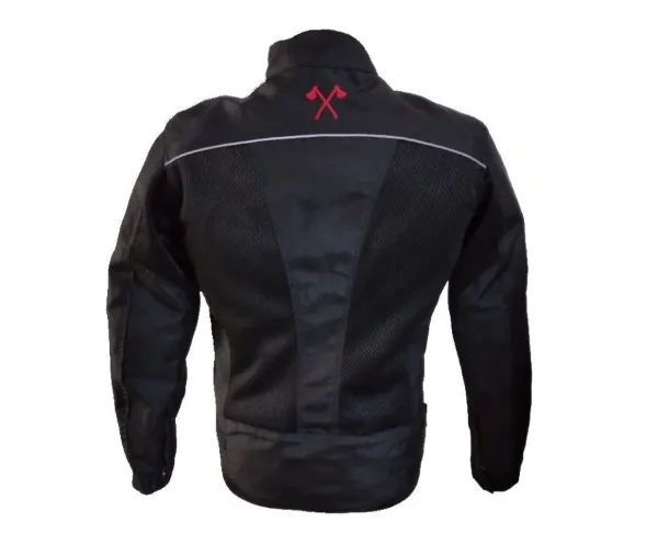 Venom Coldaxe Eagle Yazlık Motosiklet Ceketi Siyah resmi
