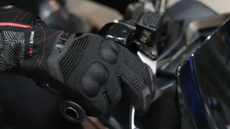 Atlas MW Tourer WP Kışlık Motosiklet Eldiveni Siyah Kırmızı resmi