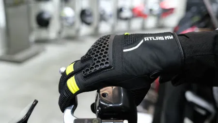 Atlas MW Mesh Yazlık Motosiklet Eldiveni Siyah resmi