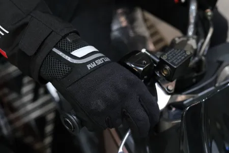 Atlas MW Stunt Yazlık Motosiklet Eldiveni Siyah resmi