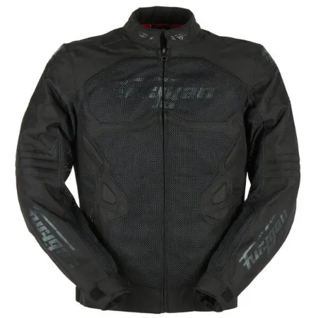 Furygan Atom Vented Evo Yazlık Motosiklet Ceketi Siyah resmi