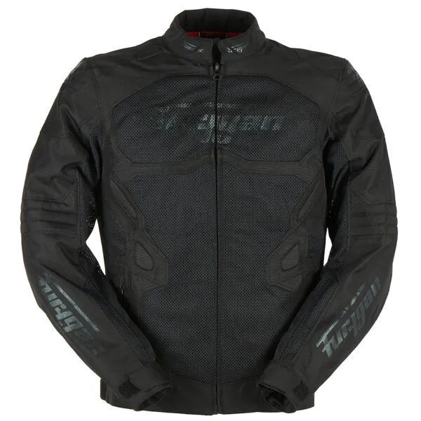 Furygan Atom Vented Evo Yazlık Motosiklet Ceketi Siyah resmi