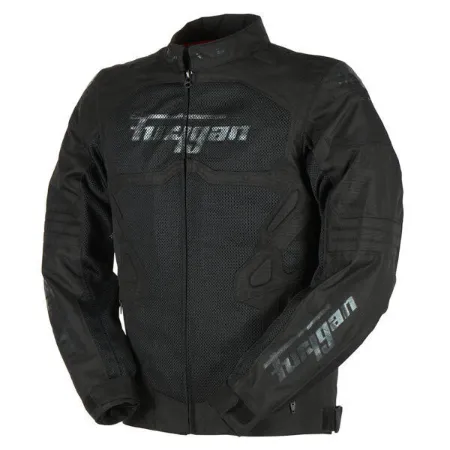 Furygan Atom Vented Evo Yazlık Motosiklet Ceketi Siyah resmi