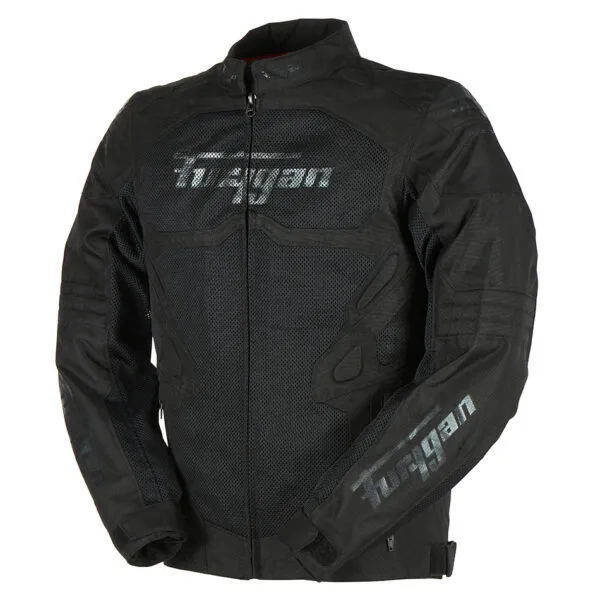 Furygan Atom Vented Evo Yazlık Motosiklet Ceketi Siyah resmi