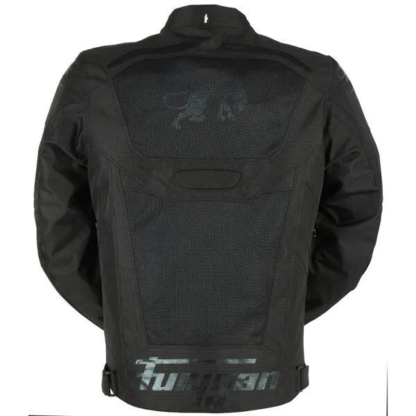 Furygan Atom Vented Evo Yazlık Motosiklet Ceketi Siyah resmi