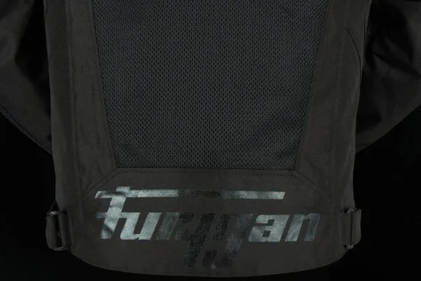 Furygan Atom Vented Evo Yazlık Motosiklet Ceketi Siyah resmi