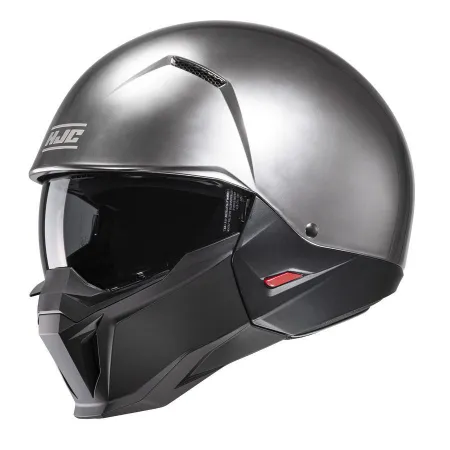 HJC İ20 Hyper Silver Modüler Motosiklet Kaskı resmi