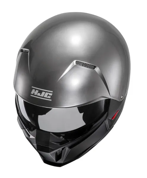 HJC İ20 Hyper Silver Modüler Motosiklet Kaskı resmi
