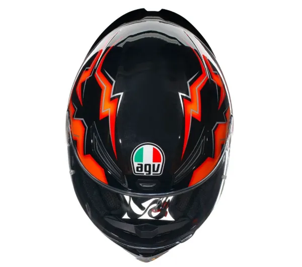 AGV K1 S Kripton Kapalı Motosiklet Kaskı Turuncu Siyah resmi