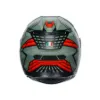 AGV K3 Decept Kapalı Motosiklet Kaskı Yeşil Kırmızı resmi