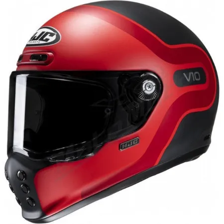 HJC V10 Grape MC1SF Kapalı Motosiklet Kaskı Mat Kırmızı resmi