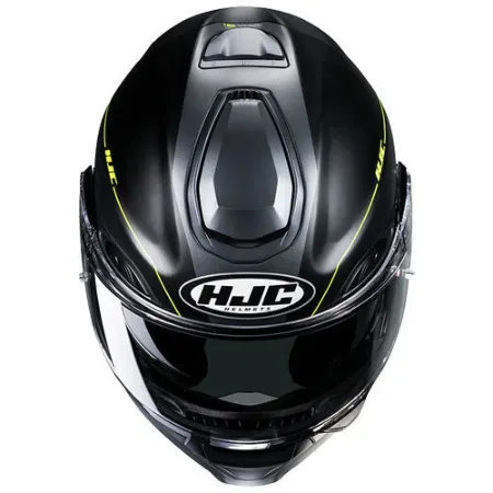 HJC RPHA91 Combust MC3HSF Çene Açılır Motosiklet Kaskı Neon Sarı Siyah resmi
