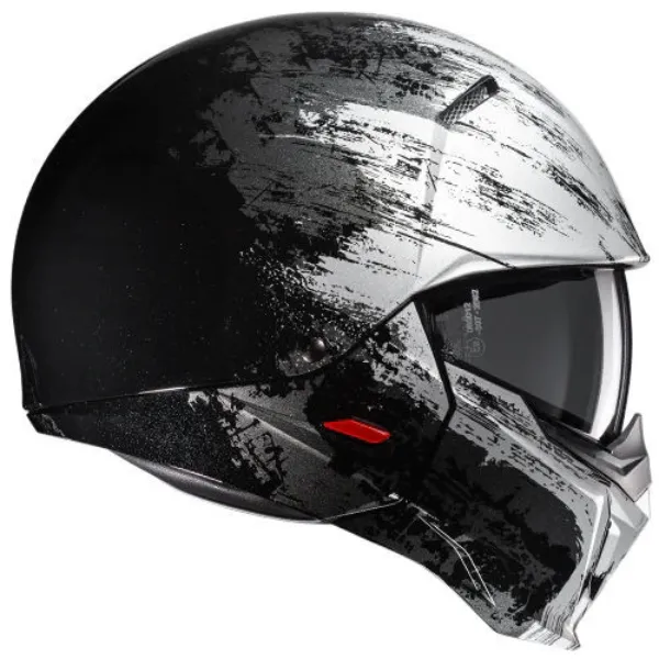 HJC İ20 Furia MC5 Modüler Motosiklet Kaskı Siyah Gri resmi