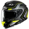 HJC F71 Arcan MC3H Kapalı Motosiklet Kaskı Siyah Neon Sarı resmi