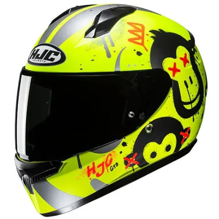 HJC C10 Geti MC3HSF Kapalı Motosiklet Kaskı Sarı resmi
