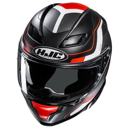 HJC F71 Arcan MC1SF Kapalı Motosiklet Kaskı Siyah Gri Kırmızı resmi