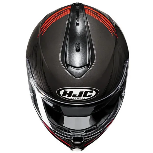 HJC C70N Sway MC1 Kapalı Motosiklet Kaskı Siyah Kırmızı resmi