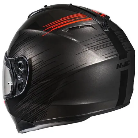 HJC C70N Sway MC1 Kapalı Motosiklet Kaskı Siyah Kırmızı resmi