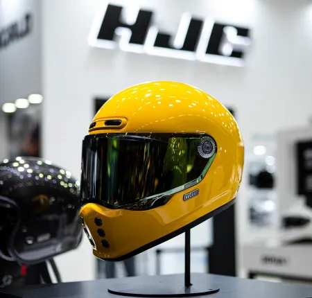 HJC V10 Kapalı Motosiklet Kaskı Derin Sarı resmi
