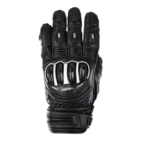 RST Tractech Evo 4 Kısa Deri Motosiklet Eldiveni Siyah resmi