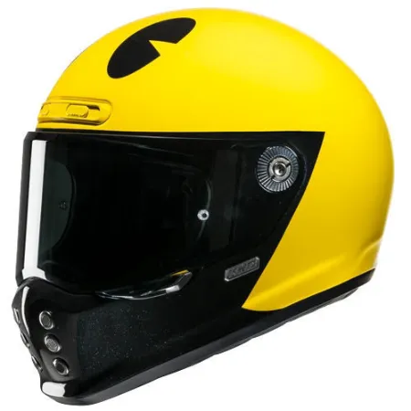 HJC V10 Pac Man MC3 Kapalı Motosiklet Kaskı Sarı Siyah resmi