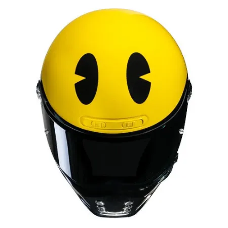 HJC V10 Pac Man MC3 Kapalı Motosiklet Kaskı Sarı Siyah resmi
