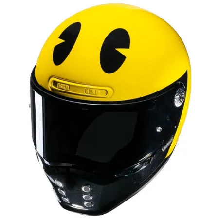 HJC V10 Pac Man MC3 Kapalı Motosiklet Kaskı Sarı Siyah resmi