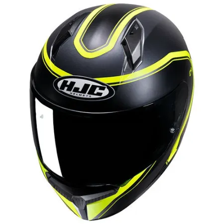 HJC C10 Elie MC3HSF Kapalı Motosiklet Kaskı Mat Siyah Neon resmi