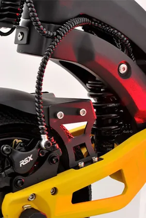 Atlas 2400W Elektrikli Scooter Sarı resmi