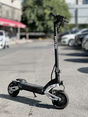 Atlas 2400W Elektrikli Scooter Gri resmi