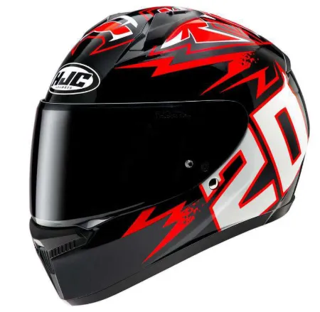 HJC C10 Diablo Mask MC1 Kapalı Motosiklet Kaskı resmi