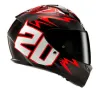 HJC C10 Diablo Mask MC1 Kapalı Motosiklet Kaskı resmi