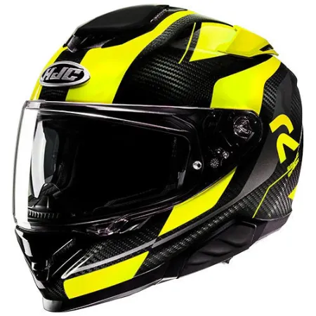 HJC RPHA71 Hamil MC3H Carbon Kapalı Motosiklet Kaskı Neon resmi