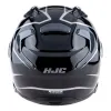 HJC F71 Idle MC5 Kapalı Motosiklet Kaskı Siyah Gri resmi