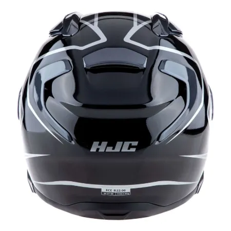 HJC F71 Idle MC5 Kapalı Motosiklet Kaskı Siyah Gri resmi