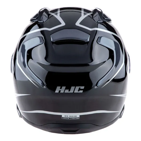 HJC F71 Idle MC5 Kapalı Motosiklet Kaskı Siyah Gri resmi