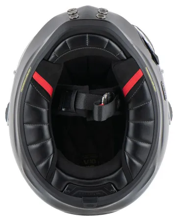 HJC V10 Kapalı Motosiklet Kaskı Parlak Siyah resmi