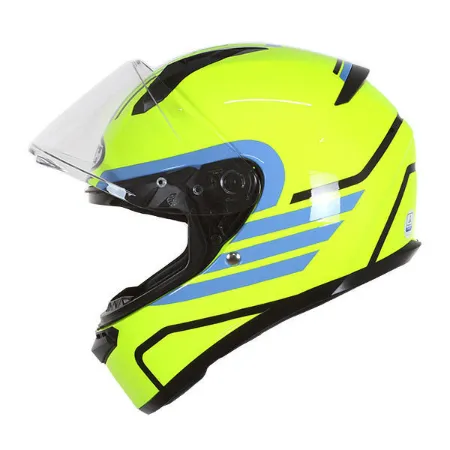 HJC C10 Lito MC3H Kapalı Motosiklet Kaskı Neon Sarı resmi