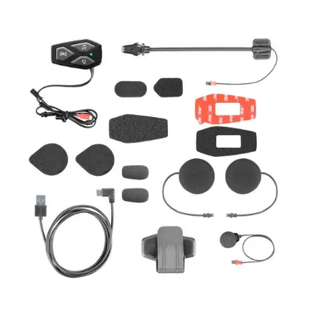Interphone U-Com 3 HD Bluetooth intercom Sistemi Tekli resmi
