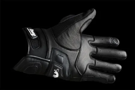 Furygan Waco Evo 2 Yazlık Deri Motosiklet Eldiveni Siyah Beyaz resmi