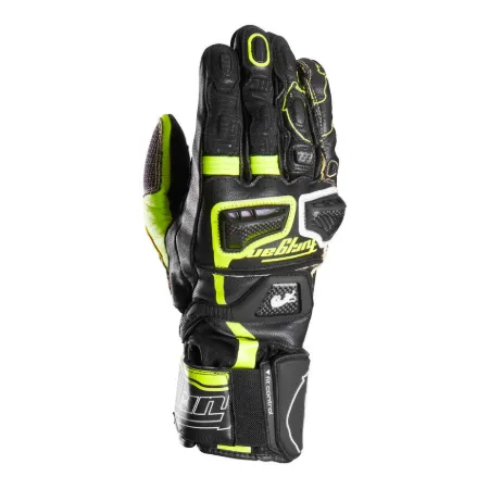 Furygan STYG20 X Kevlar Deri Motosiklet Yarış Eldiveni Siyah Neon resmi