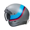 HJC V31 Byron MC21SF Yarım Motosiklet Kaskı Mat Gri Mavi resmi