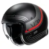 HJC V31 Byron MC1SF Yarım Motosiklet Kaskı Mat Siyah Kırmızı resmi