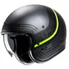 HJC V31 Byron MC3HSF Yarım Motosiklet Kaskı Mat Siyah Neon resmi