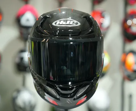 HJC RPHA12 Carbon Keres MC1 Kapalı Motosiklet Kaskı Kırmızı resmi